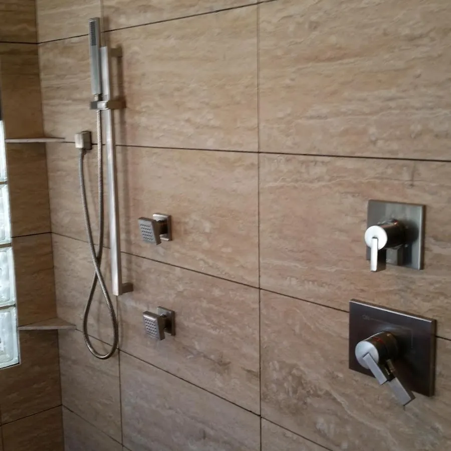 Shower fixture installation for Water Heater Replacement in Medina